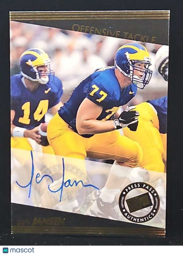 1999 Press Pass - Autographs Jon Jansen #NNO