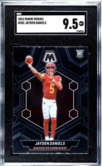 2024 Panini Mosaic #302 Jayden Daniels SGC 9.5