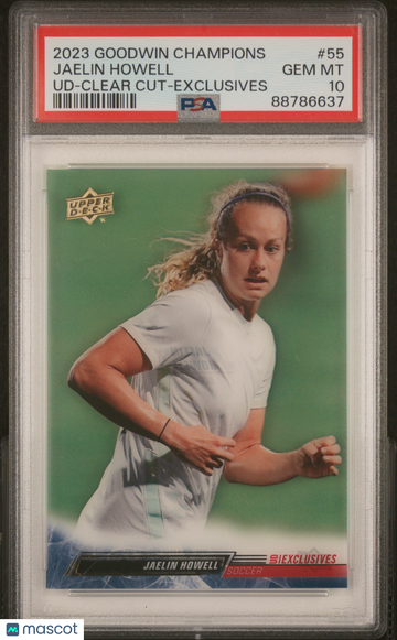 2023 Upper Deck Goodwin Champions Upper Deck Jaelin Howell #55 UD Clear Cut Exclusives PSA 10