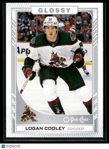 2023-24 Upper Deck Logan Cooley #R-45 O-Pee-Chee Glossy