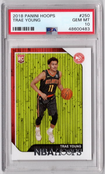 2018 Panini Hoops Trae Young #250 GEM MT PSA 10