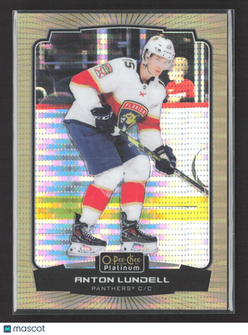 2023 O-Pee-Chee Platinum Anton Lundell #13 Seismic Gold /50