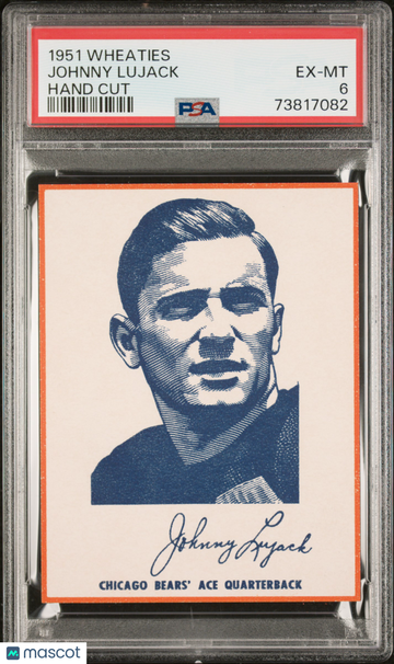 1951 Wheaties Johnny Lujack PSA 6