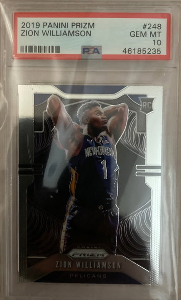Zion Williamson Prizm PSA 10