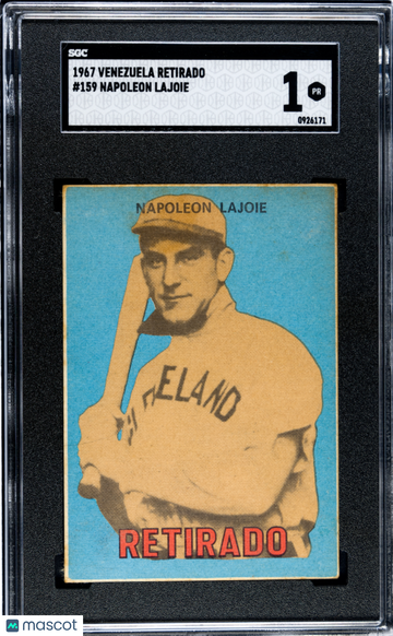 1967 Venezuela Retirado Napoleon Lajoie #159 SGC 1
