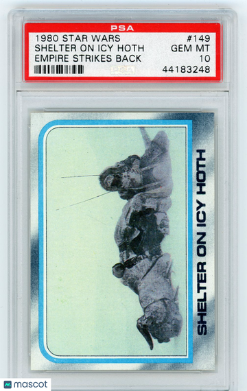 1980 Star Wars Empire Strikes Back Shelter On Icy Hoth #149 PSA 10