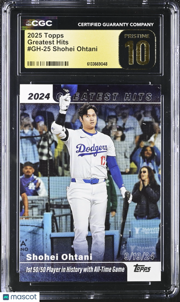 2025 Topps Shohei Ohtani #GH-25 Greatest Hits CGC 10
