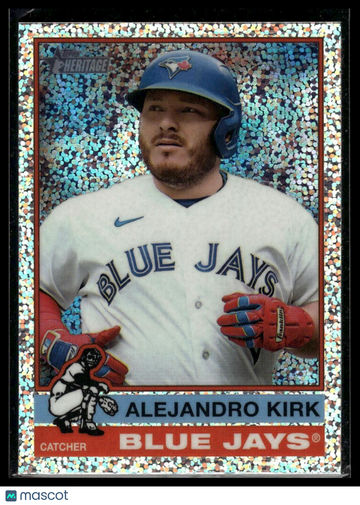 2025 Topps Heritage Alejandro Kirk #489 Chrome Silver Sparkle Refractor