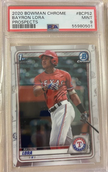 2020 Bowman Chrome Bayron Chrome PSA 9