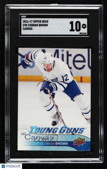 2016-17 Upper Deck - UD Canvas Connor Brown #C95 Young Guns Rookie SGC 10
