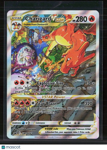 2022 Sword & Shield Charizard VSTAR Holo Black Star Promo #SWSH262