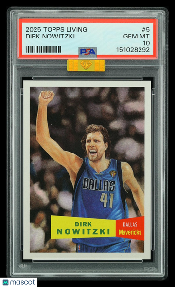 2025 Topps Living Dirk Nowitzki #5 MBA 10