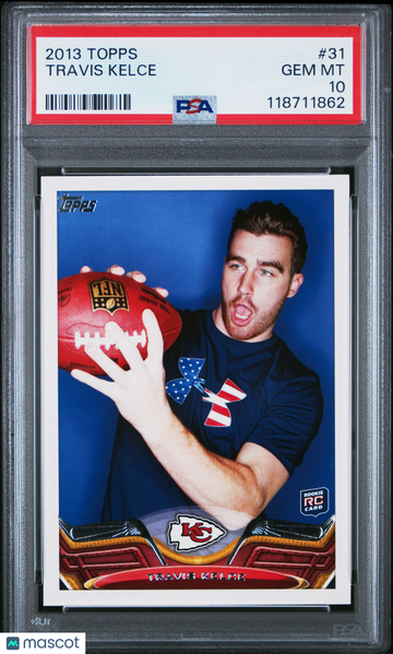 2013 Topps Travis Kelce #31 Rookie PSA 10