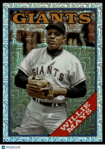 2023 Topps Willie Mays #T88C-46 1988 Topps Baseball 35th Anniversary Chrome (Series One)