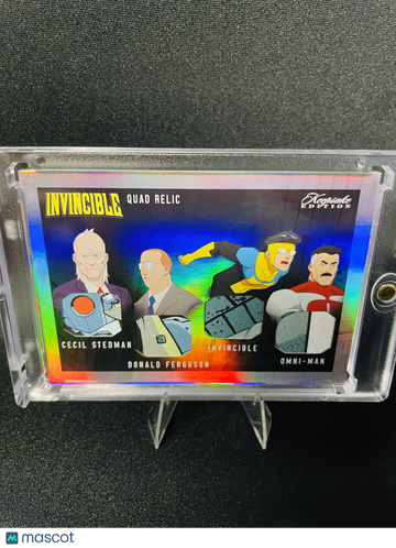 2025 INVINCIBLE Cecil Stedman Invincible Omni-Man Donald Ferguson Quad Relic #543