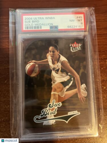2004 Fleer Ultra WNBA Sue Bird #45 Chase PSA 8