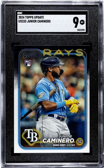 2024 Topps Update #US223 Junior Caminero SGC 9