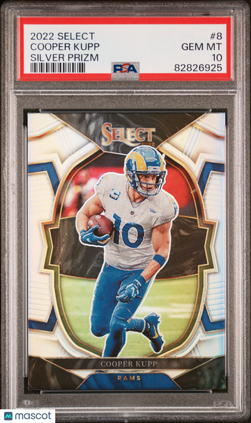 2022 Panini Select Cooper Kupp #8 Silver Prizm PSA 10