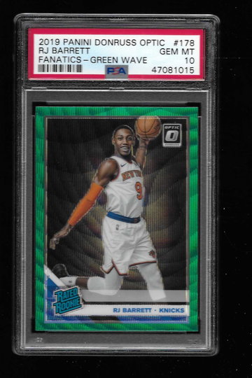 2019 OPTIC FANACTICS R J BARRETT GREEN WAVE