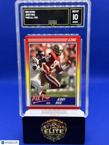 1990 Score Jerry Rice #590 GMA 10