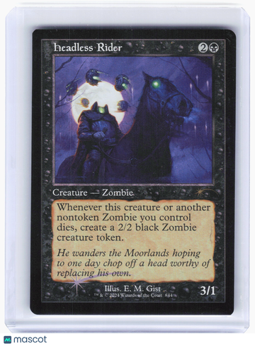 Secret Lair Drop (SLD) Headless Rider Foil Rare (Retro Frame) #844