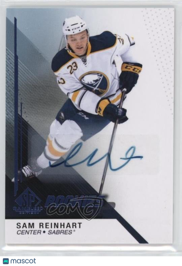 2014-15 SP Game Used - [Base] - Blue Autographs Sam Reinhart #114 Blue Autographs Rookie