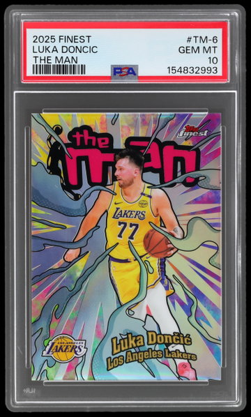 2025 Topps Finest Luka Doncic The Man PSA 10