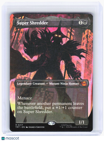 Teenage Mutant Ninja Turtles Super Shredder (Borderless) Non-Foil Mythic #217