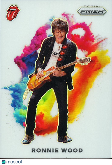 Ronnie Wood 2025 Panini Prizm Rolling Stones Color Blast SSP #3 Case Hit
