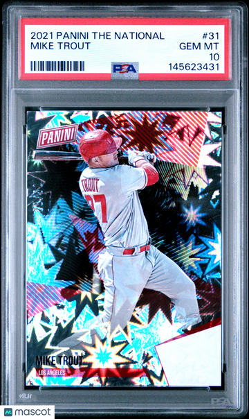 2021 Panini The National Mike Trout #31 PSA 10