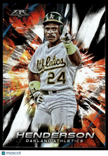 2018 Topps Fire Rickey Henderson #37