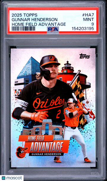 2025 Topps Home Field Advantage Gunnar Henderson #HA7 PSA 9