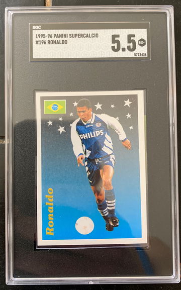 Ronaldo 1995 Panini Supercalcio #196 SGC 5.5 ex+!