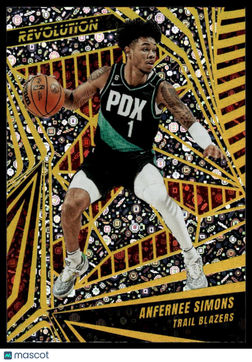 2023-24 Panini Revolution Anfernee Simons #71 Blizzard
