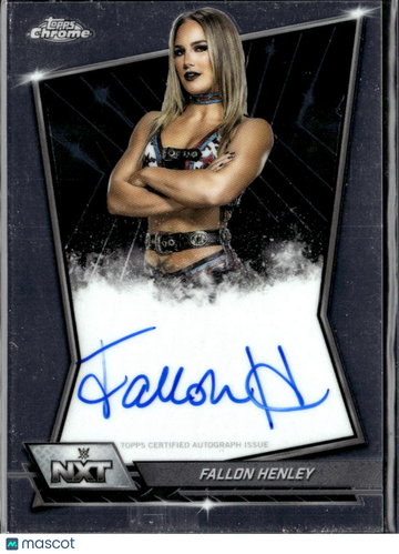 Fallon Henley 2026 Topps Chrome WWE NXT Auto NXT