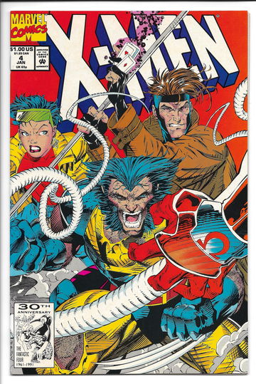 X-Men #4 1992 1st Appearance of Omega Red