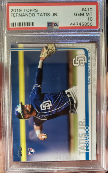 2019 Topps Fernando Tatis Jr RC PSA 10