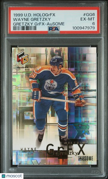 1999 Upper Deck Hologrfx Gretzky Grfx Wayne Gretzky #GG6 Ausome PSA 6