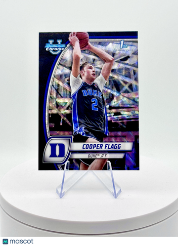 Cooper Flagg - 2024-25 Bowman Chrome University #16 Black Wave 1st Bowman