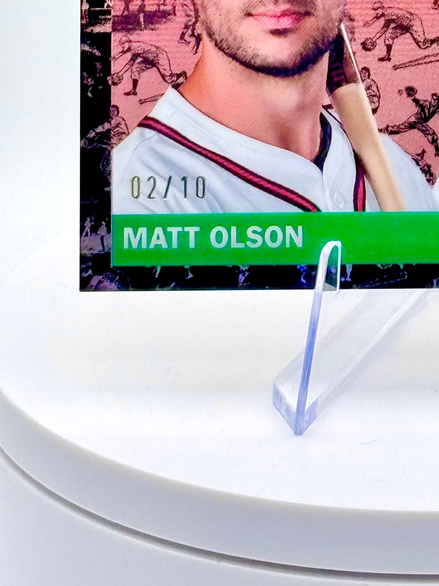 Matt Olson - 2025 Topps Chrome Platinum #64 Black Toile Cream /10