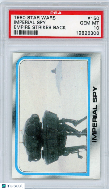 1980 Star Wars Empire Strikes Back Imperial Spy #150 PSA 10