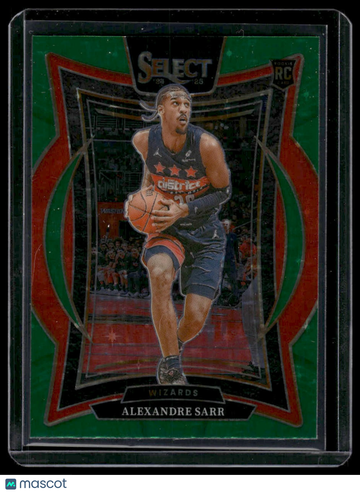 2025 Panini Select Concourse Alexandre Sarr #73 Green