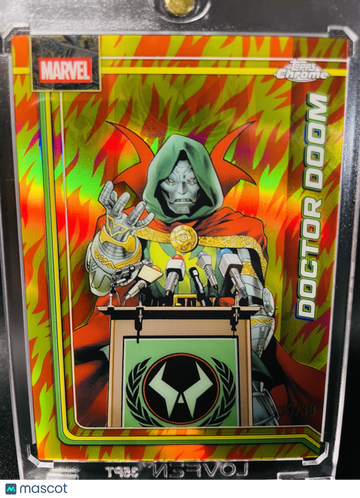 2026 Topps Chrome Marvel Doctor Doom 33/39 #028