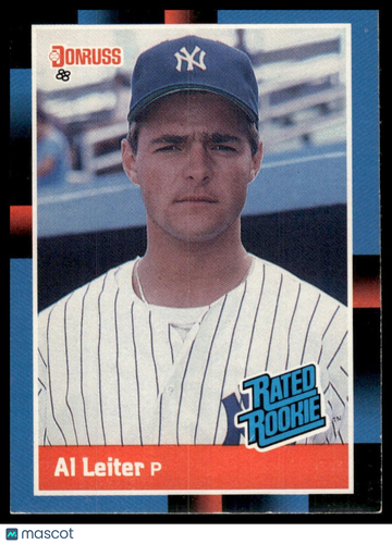 1988 Donruss New York Yankees Team Collection Al Leiter #43