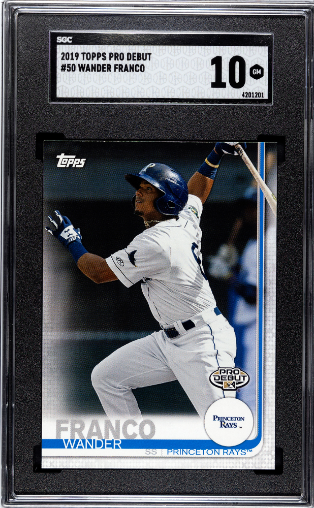 2019 Topps Pro Debut Wander Franco #50 SGC 10