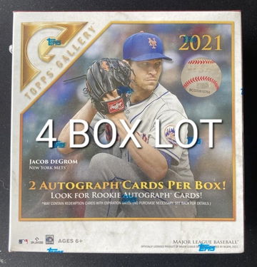2021 Topps Gallery Mega Box Lot x4