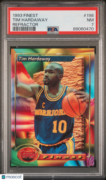 1993 Finest Tim Hardaway #198 Refractor PSA 7