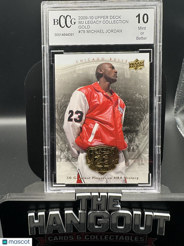 2009 Upper Deck Michael Jordan Legacy Collection Gold Michael Jordan #78 BGS 10