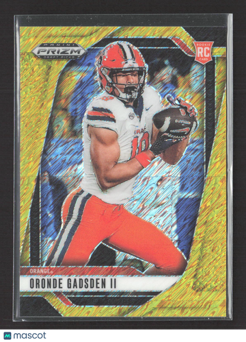 2025 Panini Prizm Draft Picks Oronde Gadsden II #117 Orange Pulsar /15 RC