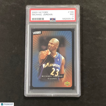 2003 Upper Deck Victory Michael Jordan #100 PSA 7